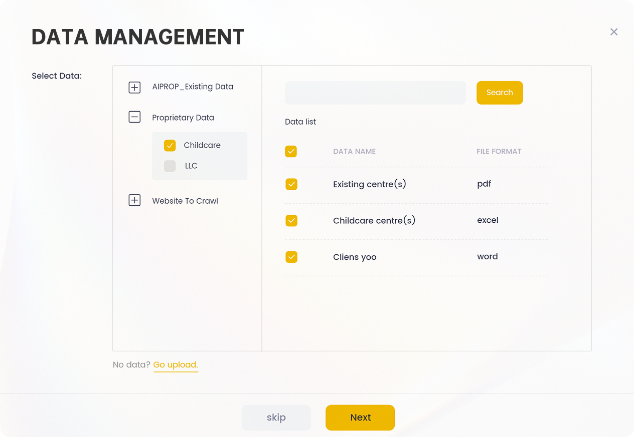 Data management