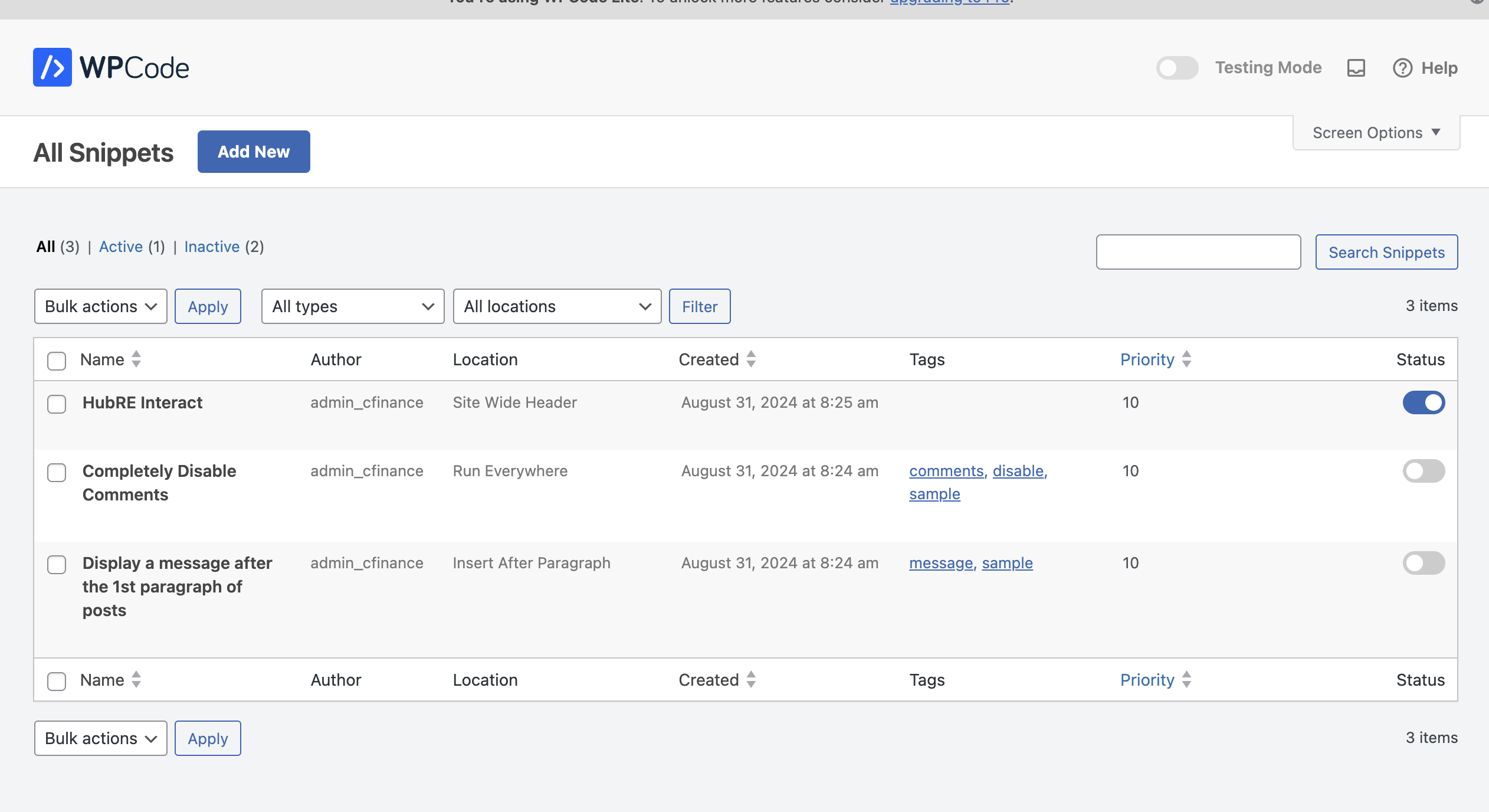 embed hubre on wp6
